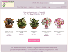 Tablet Screenshot of greersflorist.com